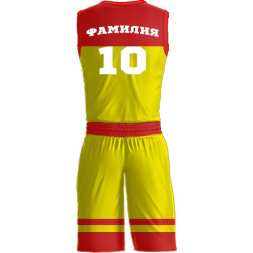 Баскетбольная форма ЭКИПО TOP Желтый цвет