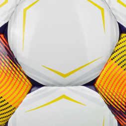 Мяч футб. SELECT Diamond V26, 0855371010, р.5, FIFA Basic, 32п, ТПУ, руч.сш, бело-оранж-фиолет