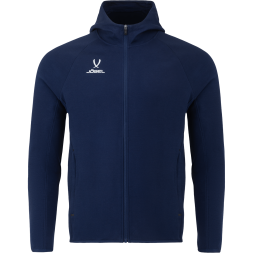Худи на молнии JÖGEL ESSENTIAL Athlete Hooded FZ Jacket, темно-синий