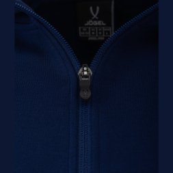 Худи на молнии JÖGEL ESSENTIAL Athlete Hooded FZ Jacket, темно-синий