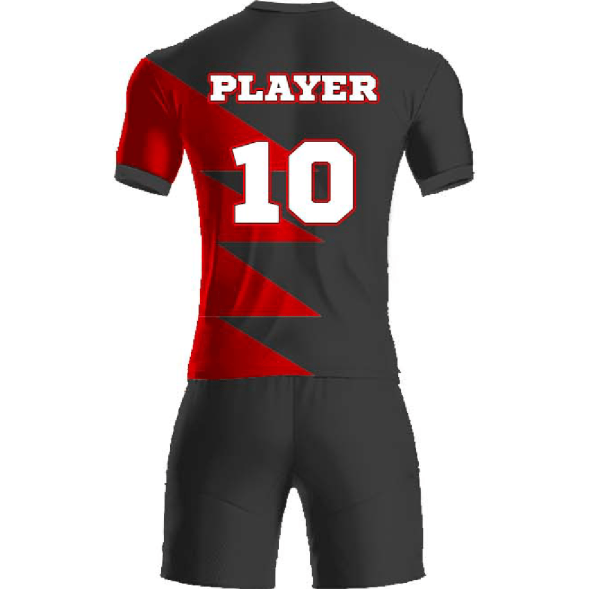 Футбольная форма ЭКИПО - Красно-черный