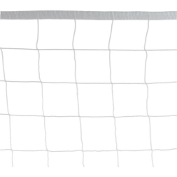 Сетка для волейбола 1 х 9,5 м, нить 2,2 мм, ячейки 100 х 100 мм, цвет белый