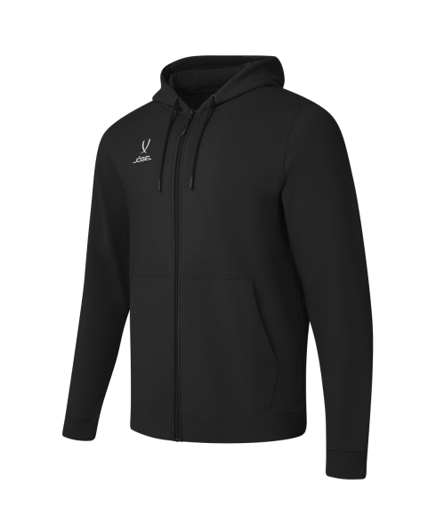 Флисовое худи на молнии JÖGEL ESSENTIAL Cotton Fleece FZ Hoodie, черный