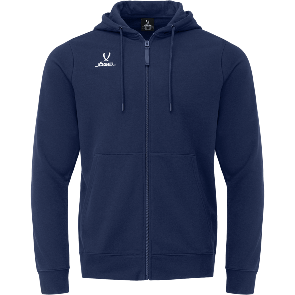 Худи на молнии JÖGEL ESSENTIAL Cotton Zip Hoodie, темно-синий