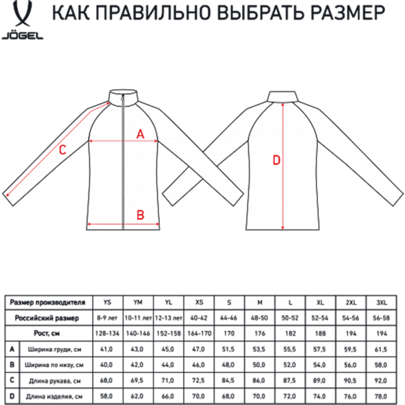 Джемпер тренировочный JÖGEL CAMP Training Top 1/4 Zip, синий