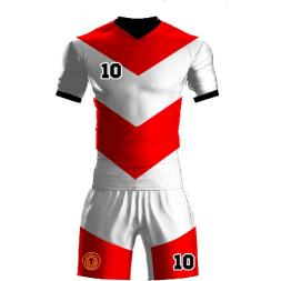 Футбольная форма ЭКИПО - Красно-белые