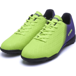 Бутсы футбольные ATEMI, SBA-005 TURF, цв. ярко-салатовый/ фиолетовый (40)
