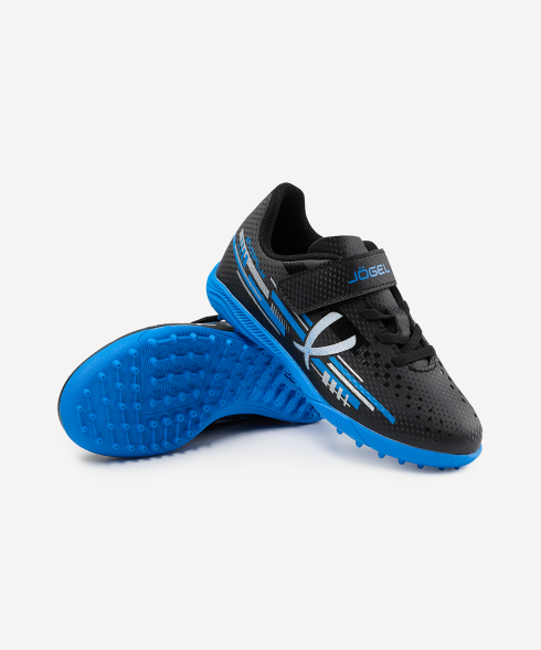 Бутсы многошиповые JOGEL Evofly TF Talant Black/blue, детский