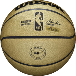 Мяч баск. WILSON NBA Gold Edition, WTB3403XB, р.7, синт.кожа (композит), бут.кам, золотой