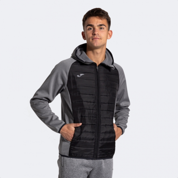 Куртка JOMA SOFT SHELL BERNA III GRIS MELANGE NEGRO