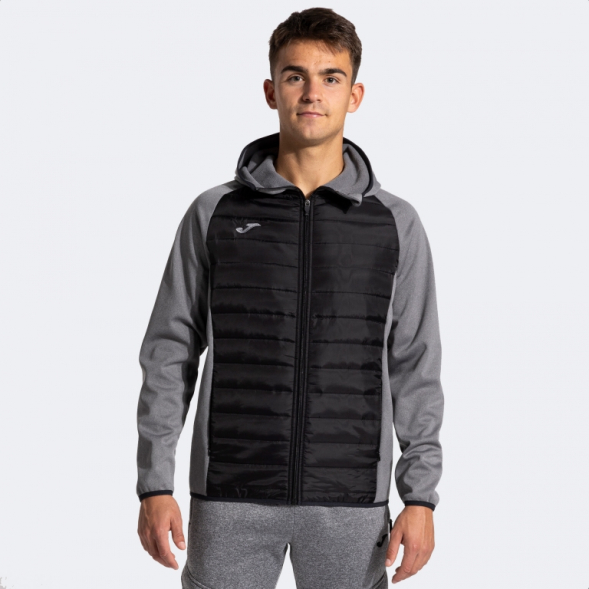 Куртка JOMA SOFT SHELL BERNA III GRIS MELANGE NEGRO