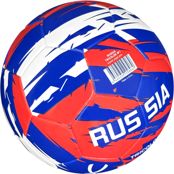 Мяч футбольный JÖGEL Russia Tricolor №1