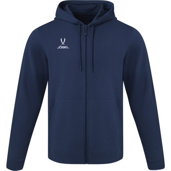 Флисовое худи на молнии JÖGEL ESSENTIAL Cotton Fleece FZ Hoodie, темно-синий, детский