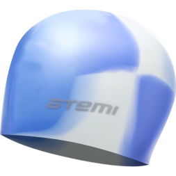 Шапочка для плавания Atemi, мультиколор, силикон., MC208