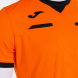 Футболка судейская JOMA CAMISETA MANGA CORTA REFEREE NARANJA NEGRO