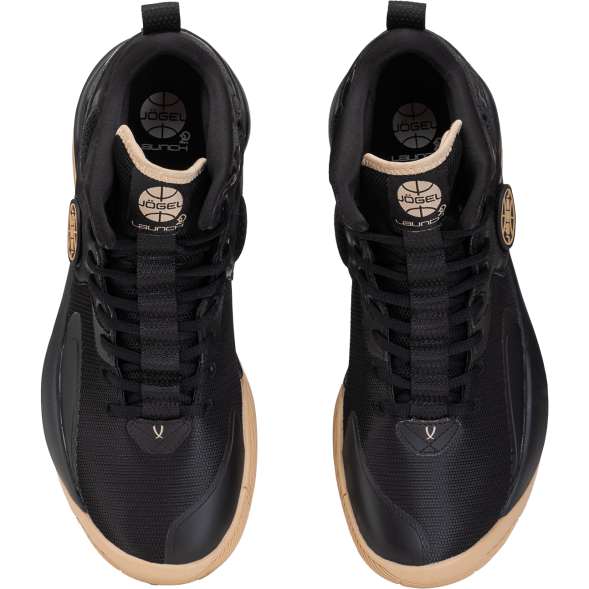 БЕЗ УПАКОВКИ Кроссовки баскетбольные JÖGEL Launch MID, Black/gold