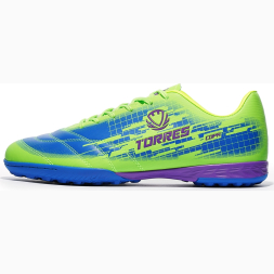 Бутсы футбольные (многошиповки) подростковые TORRES COPA-J, TS234237-736-37, р.37, сине-голубой