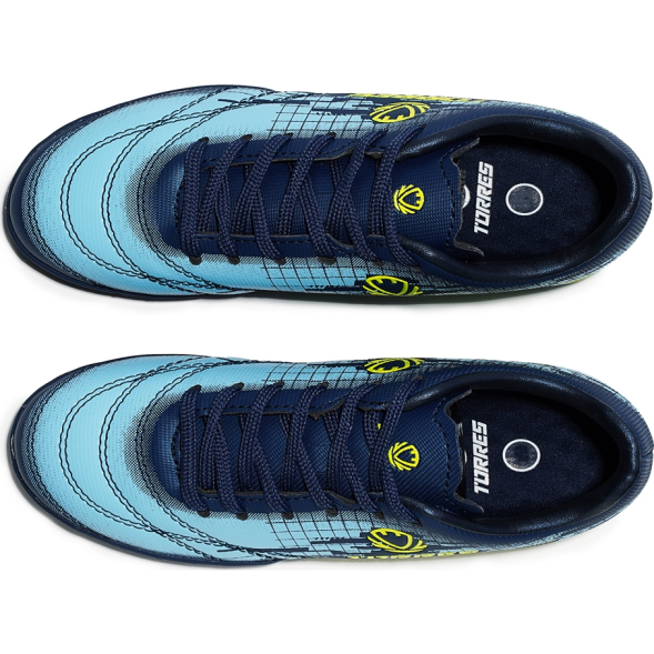 Бутсы футбольные (многошиповки) подростковые TORRES COPA-J, TS234237-736-37, р.37, сине-голубой