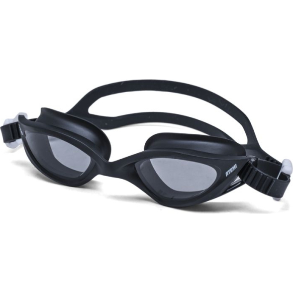 Очки для плавания Atemi ATOM Glide slim, силикон , Цвет: черный, TAGS1BK