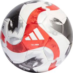 Мяч футб. ADIDAS Tiro Pro HT2428, р.5, FIFA Pro, 32 пан., ПУ, термосшивка, бело-красный