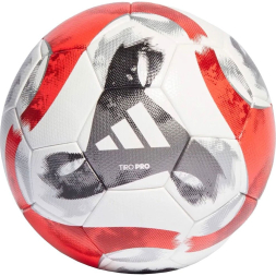 Мяч футб. ADIDAS Tiro Pro HT2428, р.5, FIFA Pro, 32 пан., ПУ, термосшивка, бело-красный