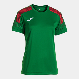 Футболка JOMA CAMISETA MANGA CORTA CHAMPIONSHIP VIII VERDE ROJO