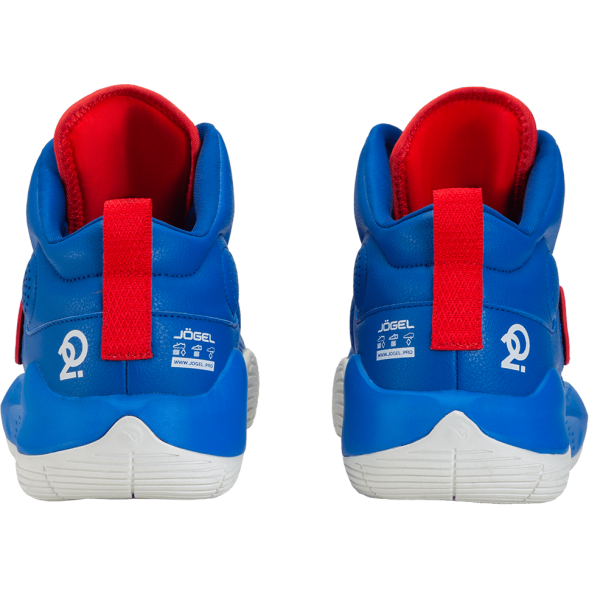 БЕЗ УПАКОВКИ Кроссовки баскетбольные JÖGEL Launch MID, Blue/red/white