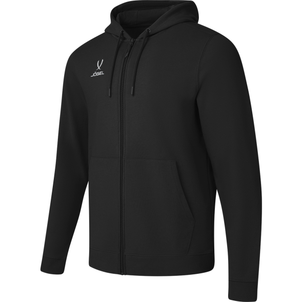 Флисовое худи на молнии JÖGEL ESSENTIAL Cotton Fleece FZ Hoodie, черный, детский