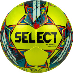 Мяч футзал  SELECT Futsal Mimas, 1053460005, р 4, FIFA Basic, 32пан, гл ПУ, руч сш, бел-сине-красный