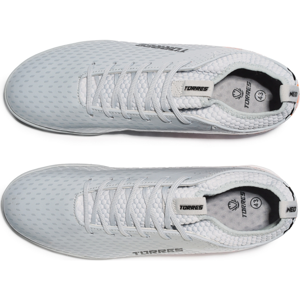 Бутсы футбольные (многошиповки) подростковые TORRES NEO-J, TS234239-751-37, р.37, с носком, голубой