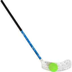 Клюшка для флорбола детская (4.5-6 лет) RealStick KIDSCAMP 65 см (рост 110-120 см) с мячом, MR-KF-KC65R, правый загиб