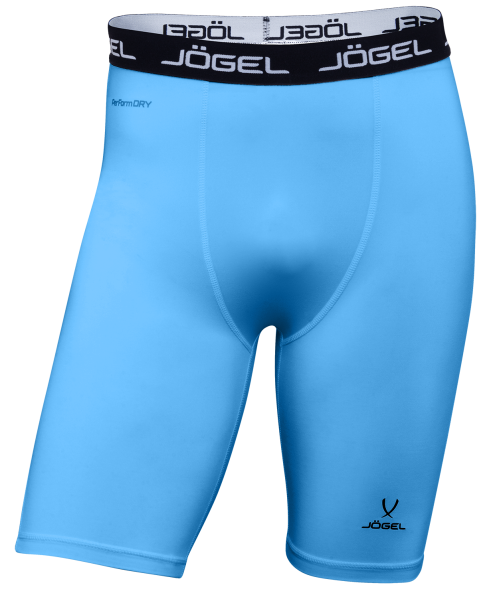 Шорты компрессионные JOGEL Camp PerFormDRY Tight Short, голубой/белый