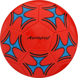 Мяч футбольный ONLYTOP, PVC, машинная сшивка, 32 панели, р. 5, цвет МИКС