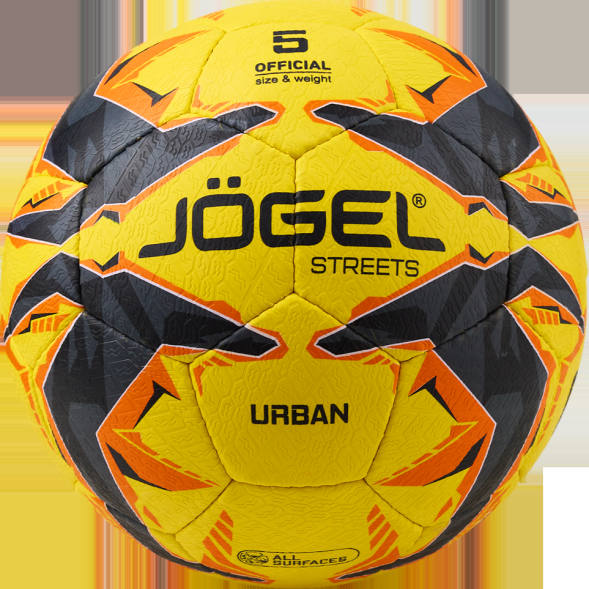 Мяч футбольный JÖGEL Urban №5, желтый