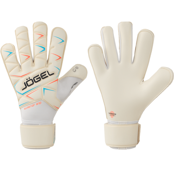 Перчатки вратарские JÖGEL Legend SL4 Roll Negative, белый