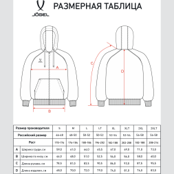Худи JÖGEL ESSENTIAL Club reglan Cotton Zip Hoodie Z4, темно-синий