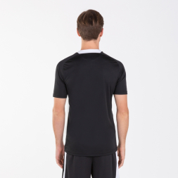 Футболка игровая JOMA с коротким рукавом CITY Черный-белый