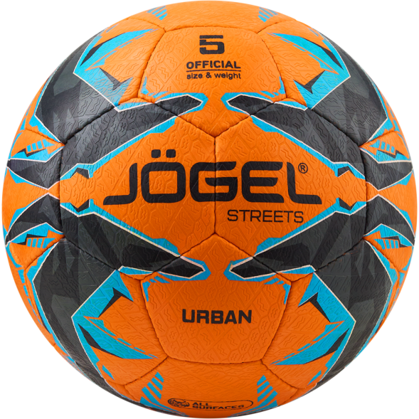 Мяч футбольный JÖGEL Urban №5, оранжевый
