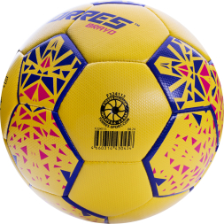 СЦ*Мяч футб. TORRES Bravo-3, F324113, р.3, ПУ, 4 сл, 32 п, гибрид.сшивка, желтый