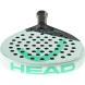 Ракетка для падела HEAD Gravity Pro, 224004, для продвинутых игроков, карбон, бело-серо-бирюзовый