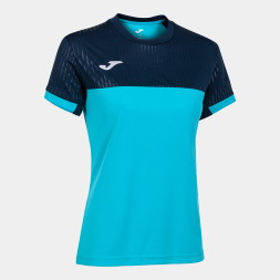 Игровая женская футболка JOMA MONTREAL TURQUESA FLÚOR MARINO