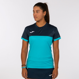Игровая женская футболка JOMA MONTREAL TURQUESA FLÚOR MARINO