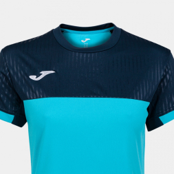 Игровая женская футболка JOMA MONTREAL TURQUESA FLÚOR MARINO