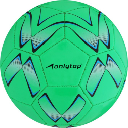 Мяч футбольный ONLYTOP, PVC, машинная сшивка, 32 панели, р. 5, цвет МИКС