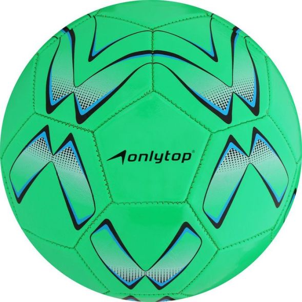 Мяч футбольный ONLYTOP, PVC, машинная сшивка, 32 панели, р. 5, цвет МИКС