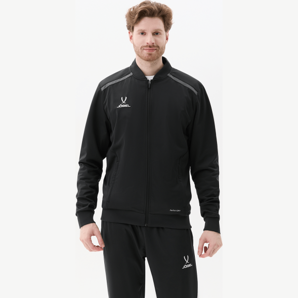 Олимпийка JÖGEL DIVISION PerFormDRY Pre-match Knit Jacket, черный