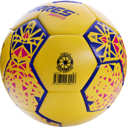 СЦ*Мяч футб. TORRES Bravo-4, F324114, р.4, ПУ, 4 сл, 32 п, гибрид.сшивка, желтый