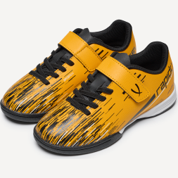 БЕЗ УПАКОВКИ Бутсы зальные JÖGEL Rapido IN Yellow/black, детский