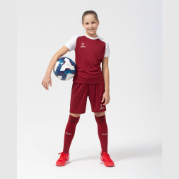 Шорты игровые JÖGEL CAMP Classic Shorts, гранатовый/белый, детский