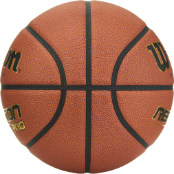 Мяч баск. WILSON Reaction PRO, WTB10139XB05, р.5, синт. PU, бутил. камера, темно-коричневый